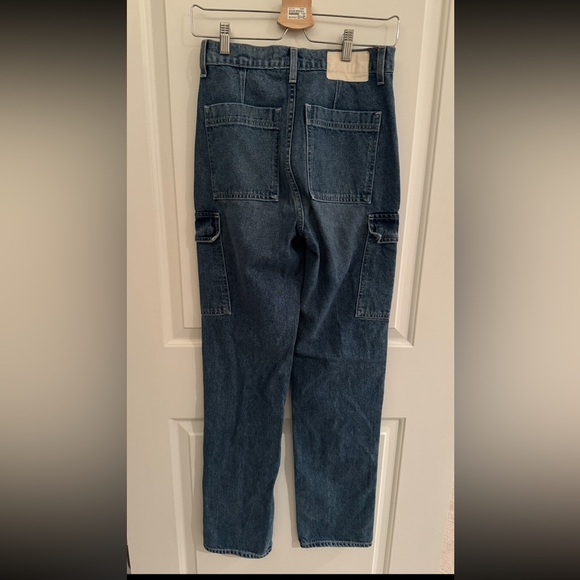 GRLFRND Revolve Harper High Rise Slim Cargo in Cameron - Picture 2 of 3